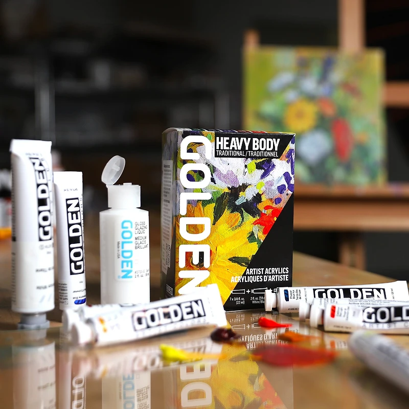 Heavy Body Acrylic Traditional Kit - 9 Pieces