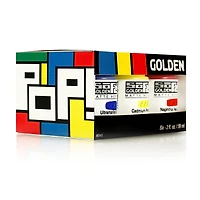 SoFlat Acrylic Kit - Low Viscosity, Pop Colours, 6 Pieces