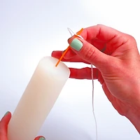 Moule pour bougie en silicone - torsade