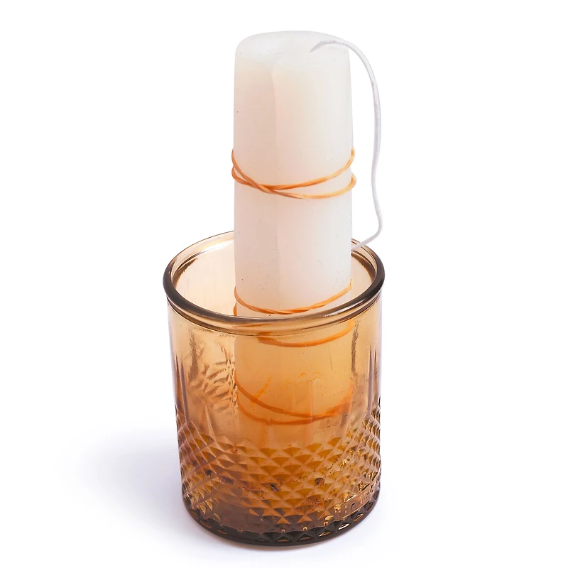 Moule pour bougie en silicone - torsade