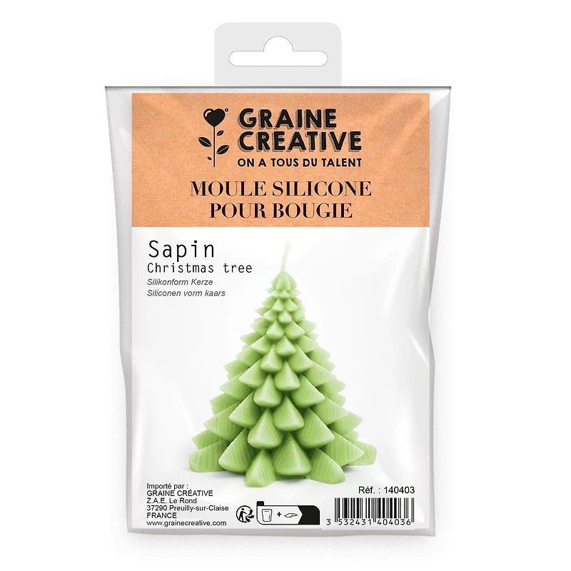 Silicone Candle Mould - Christmas Tree