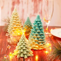 Silicone Candle Mould - Christmas Tree, 9 x 15.2 cm