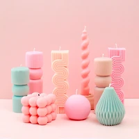 Moule pour bougie en silicone - colonne antique