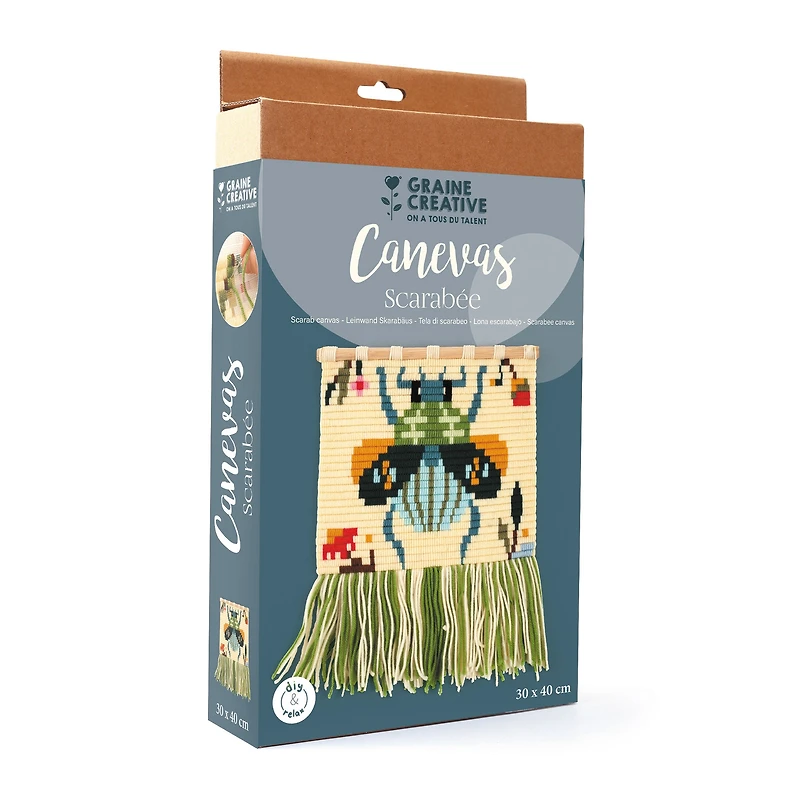 Ensemble créatif Canevas - scarabée			