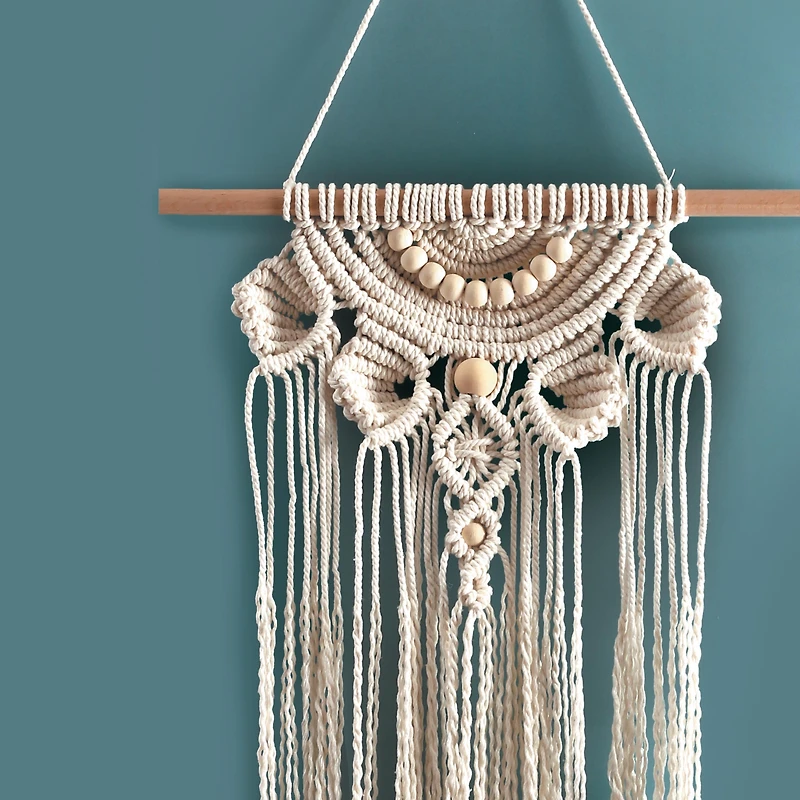 Kit macramé - coquillage écru