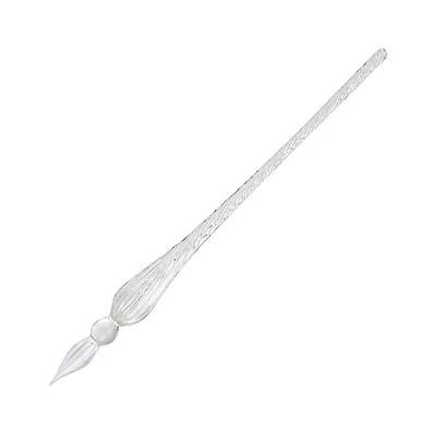 Stylo en verre soufflé à la main - Transparent