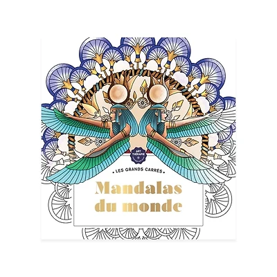 Les grands carrés : Mandalas du monde - French Ed.