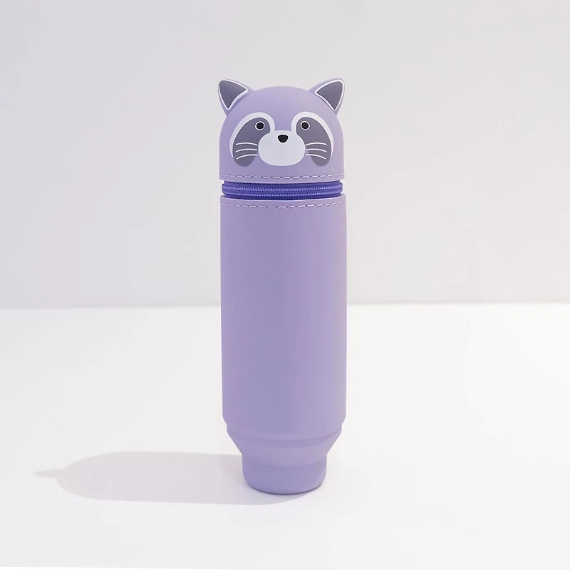 Stand Up Pen Case - Raccoon