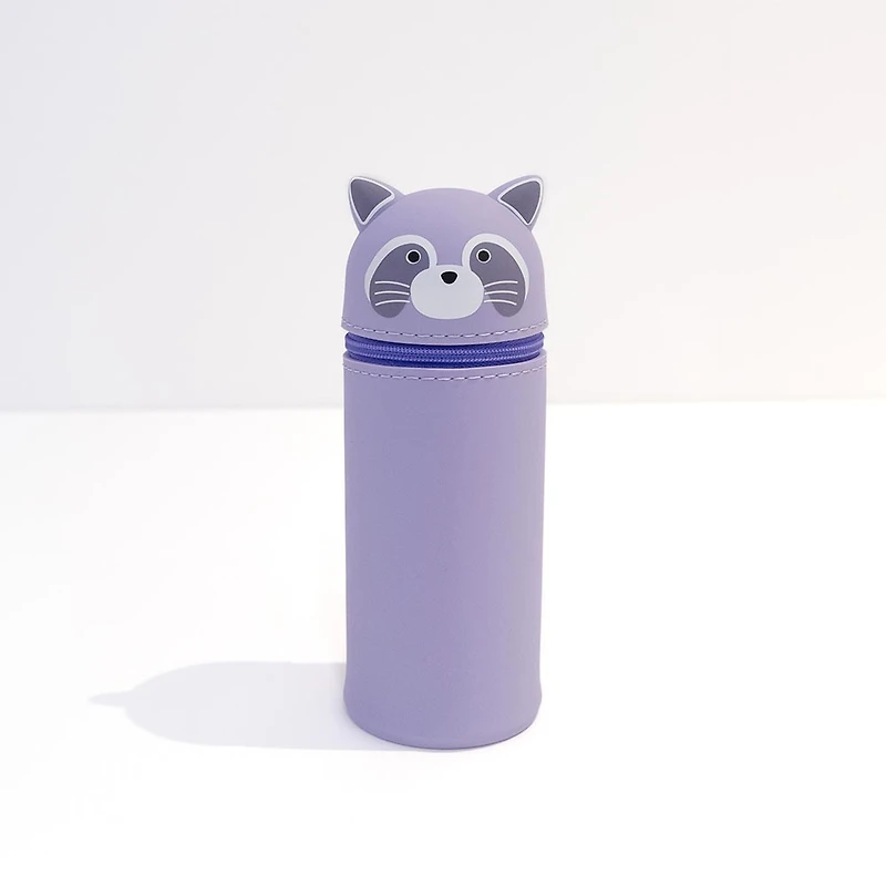 Stand Up Pen Case - Raccoon