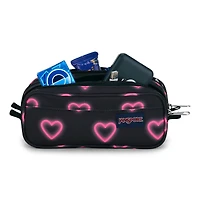 Large Accessory Pouch - Happy Hearts Black, 1.3 L