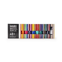 Basics Acrylic Kit - Medium Viscosity, Assorted Colours, 48 Pieces