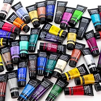 Basics Acrylic Kit - Medium Viscosity, Assorted Colours, 48 Pieces