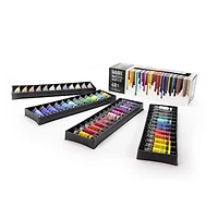 Basics Acrylic Kit - Medium Viscosity, Assorted Colours, 48 Pieces