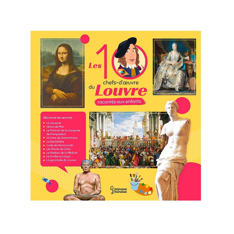 Les 10 chefs-d'œuvre du Louvre racontés aux enfants - French Ed.