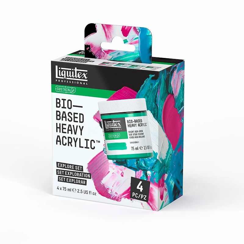 Bio-Based Heavy Acrylic Kit - Explore, 4 Pieces