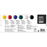Basics Fluid Acrylic Kit - Low Viscosity, Assorted Colours