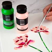 Basics Fluid Acrylic Kit - Low Viscosity, Assorted Colours, 12 Pieces