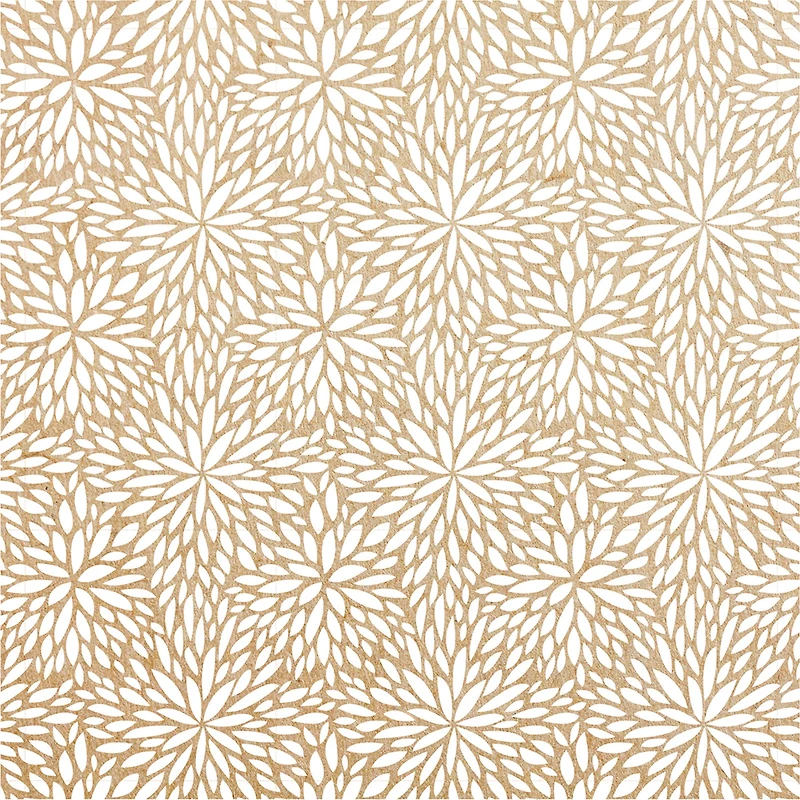 Patterned Origami Sheets - Floral Kraft