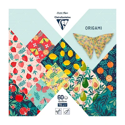 Origami Pack - Fruit Garden, 15 x 15 cm