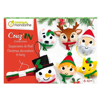 Couture mini Couz'IN - suspensions de Noël			