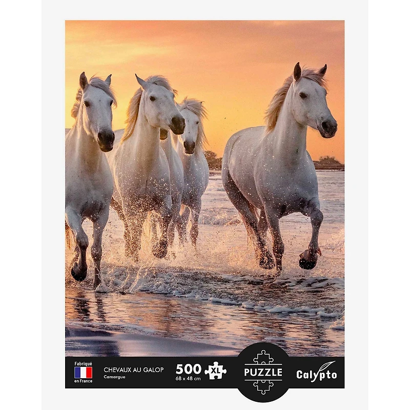 XL Puzzle - Galloping Horses, 500 Pieces