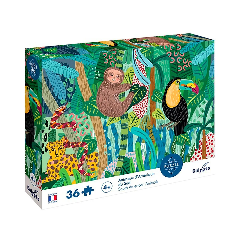 Kids' Puzzle - Animals of South America, 36 Pieces
