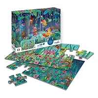 Kids' Puzzle - Elves & Fairies, 2 x 24 Pieces
