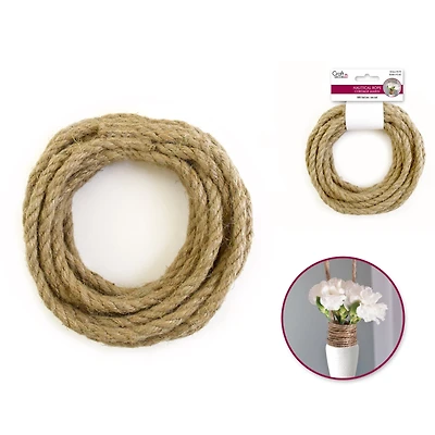 Jute marine cord 6mm x 4.5m