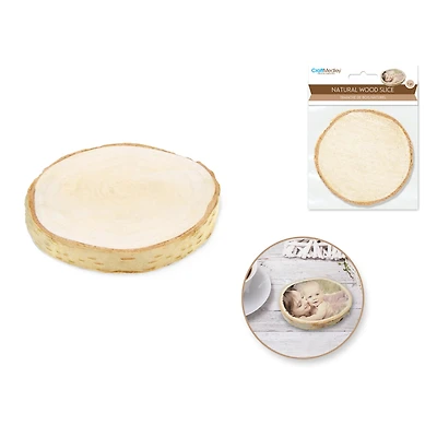 Natural wood slices 9cm