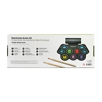 Ensemble de batterie électronique en silicone souple 