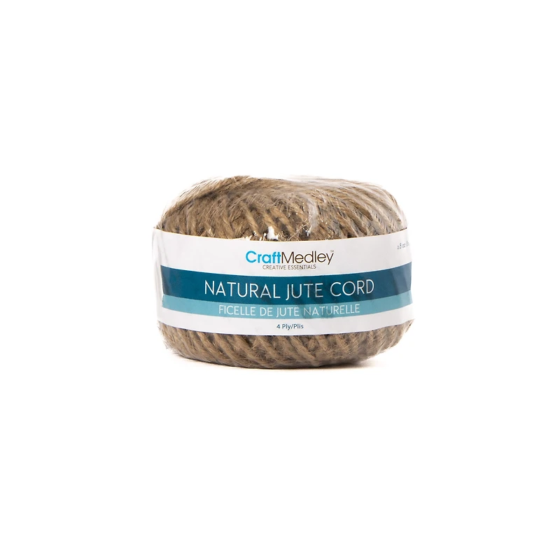 4-Ply Natural Jute Cord - 80 g