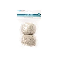 2-Piece Cotton Cord - 1 mm x 90 m