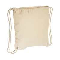 Canvas Drawstring Backpack