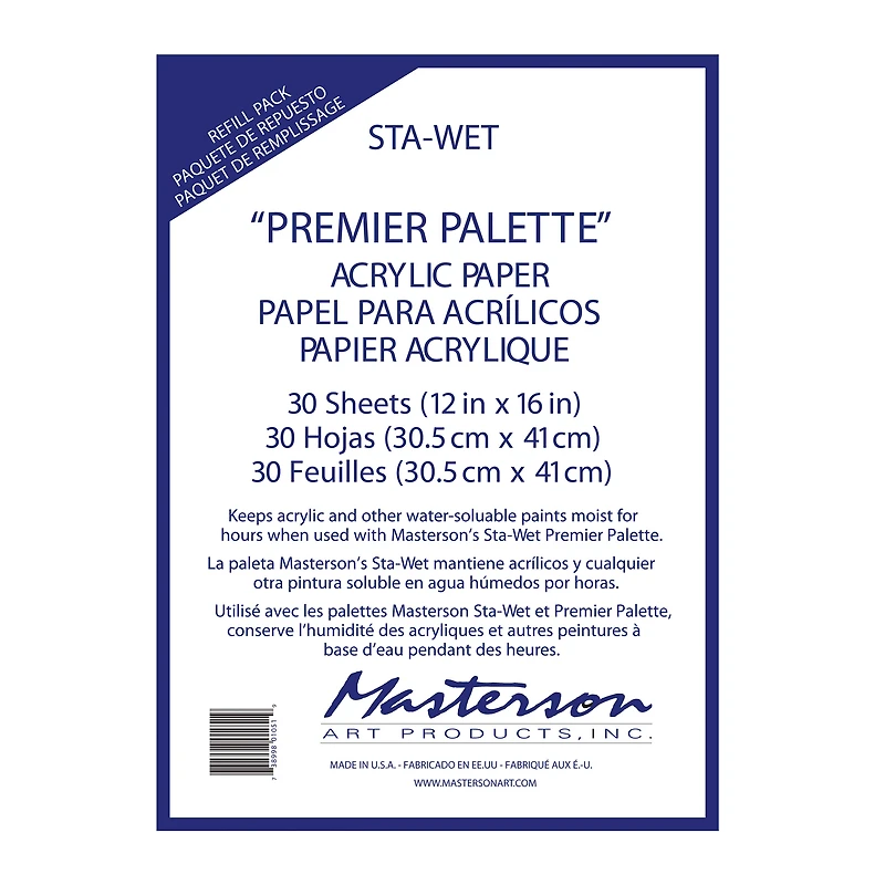 Premier palette refill paper