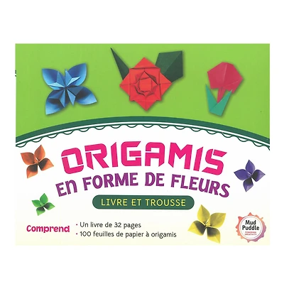 Origamis en forme de fleurs