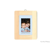 Natural wood frame 6.5x8.5 in