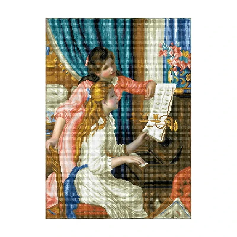 Diamond Dotz Kit - Girls at the Piano, Renoir