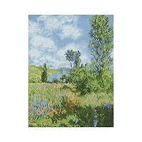 Kit créatif Diamond Dotz - Vue de Vetheuil, Monet