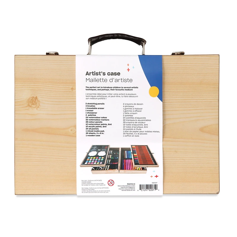 Artist Wooden Case - 135 Pieces