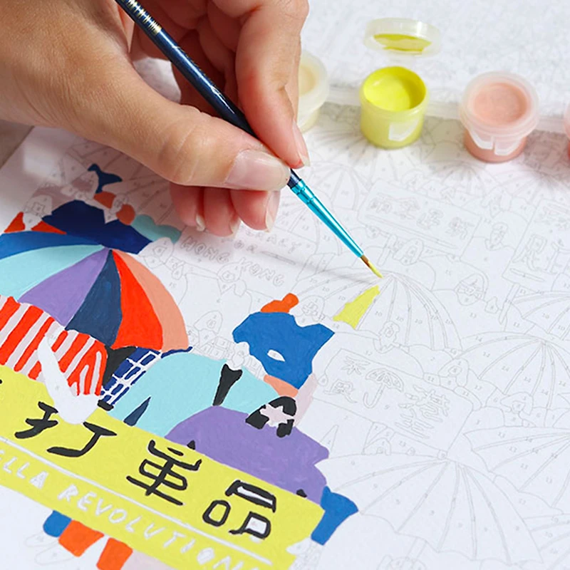 Paint by Numbers - "Umbrella Revolution"