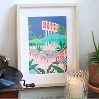 Petit Pinceau Paint by Numbers Kit - "The Motel Pool"