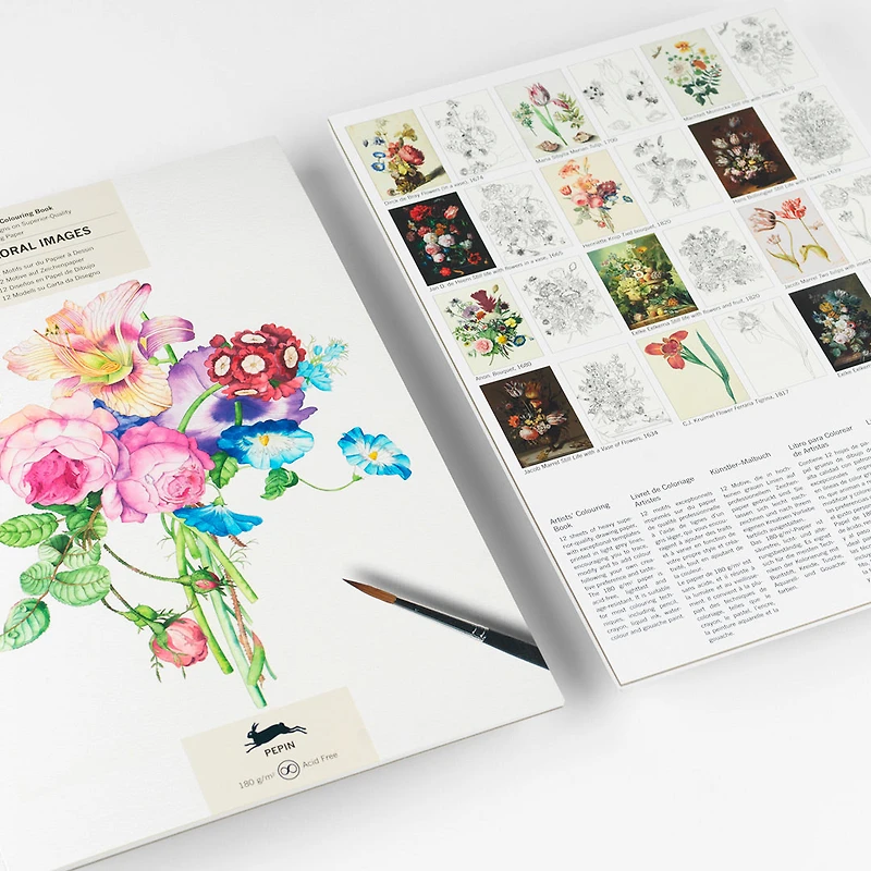 Artists' Colouring Book: Floral
