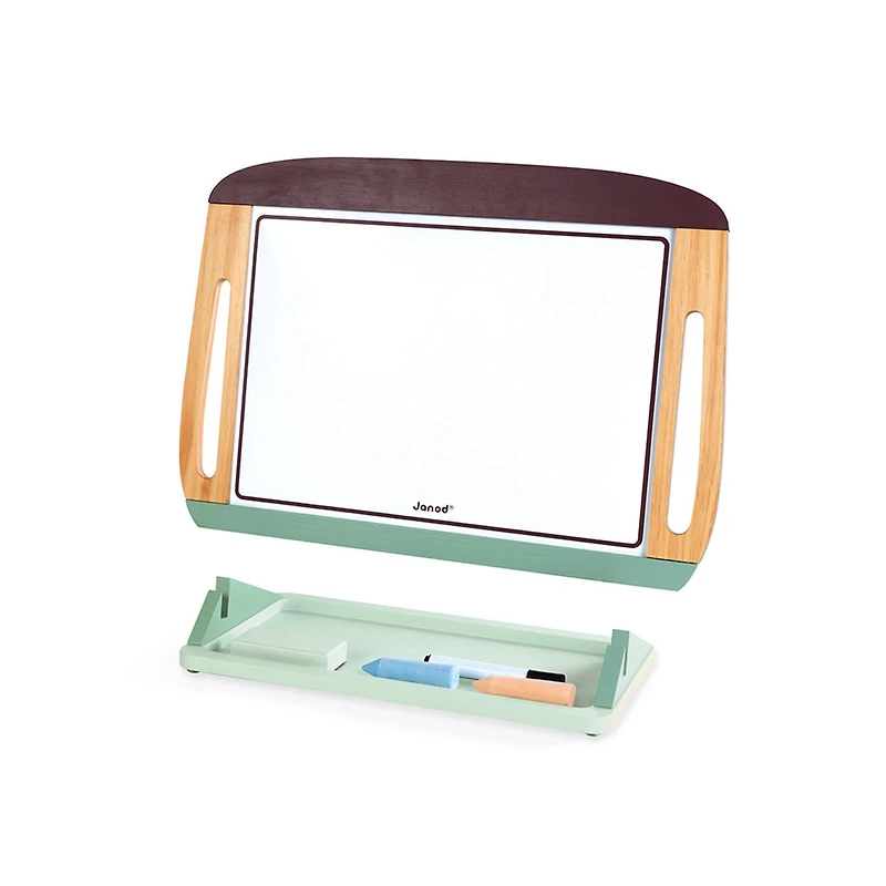 White and blackboard table