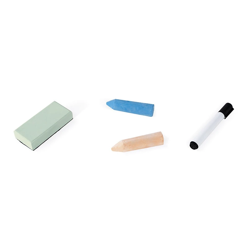 Tablette blanche et à craie