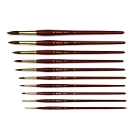 Sepia Acryl Paintbrushes - Round