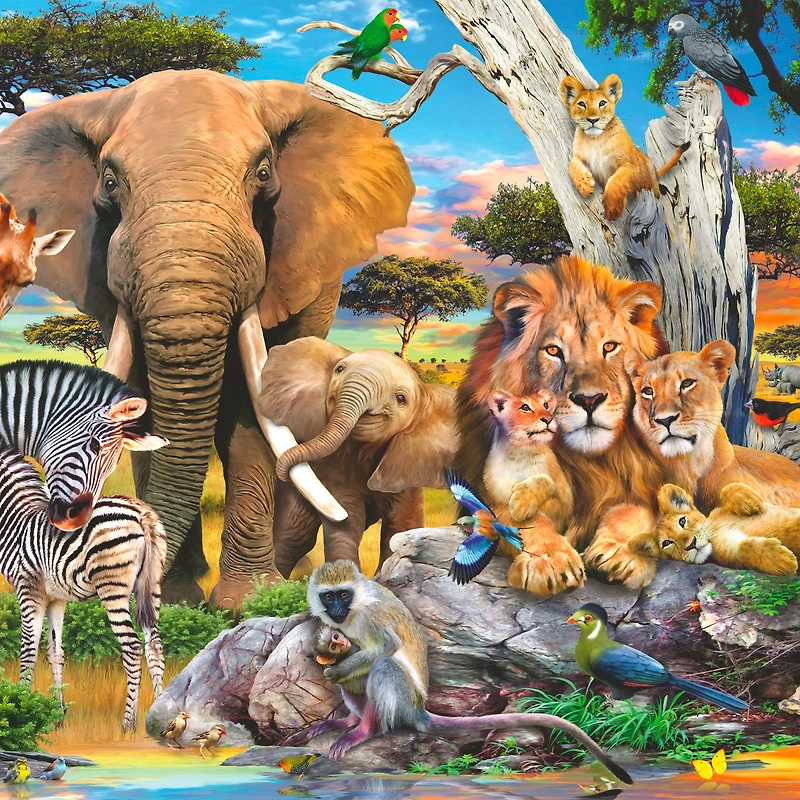 Casse-tête grand format - Bébé amour, 500 morceaux