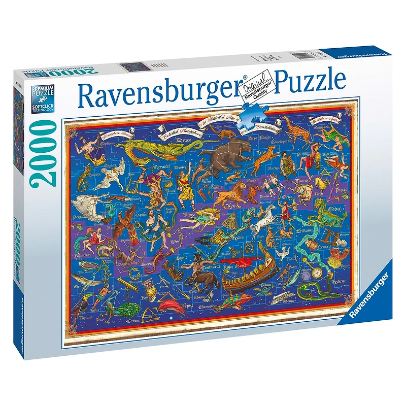 Adult Puzzle - Constellations, 2,000 Pieces