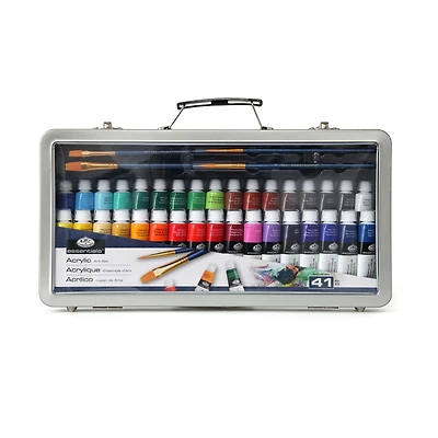 Essentials Acrylic Kit - Medium Viscosity, Assorted Colours, 41 Pieces