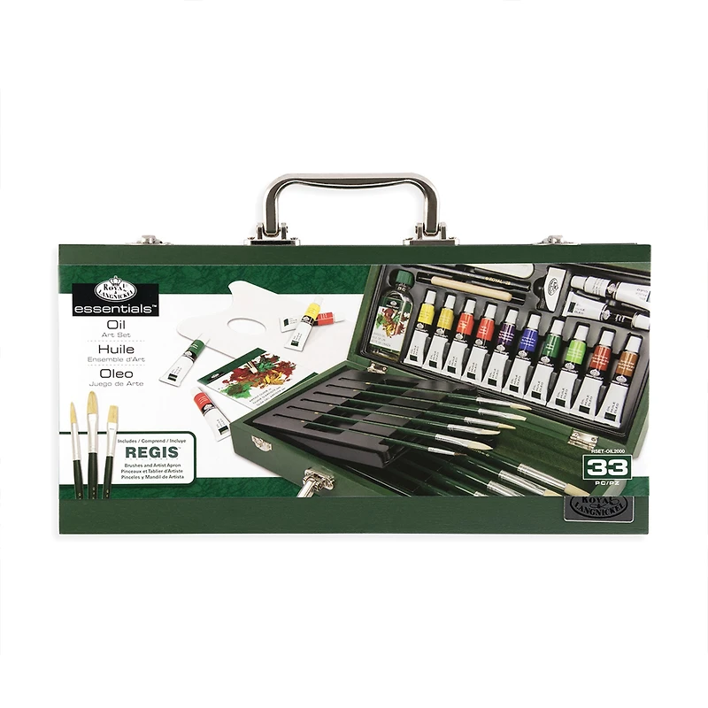 Oil Wooden Box Kit - 33 Pieces