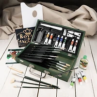 Oil Wooden Box Kit - 33 Pieces